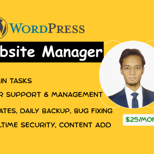 Custom Web Developmentsupport, maintenance, and manager