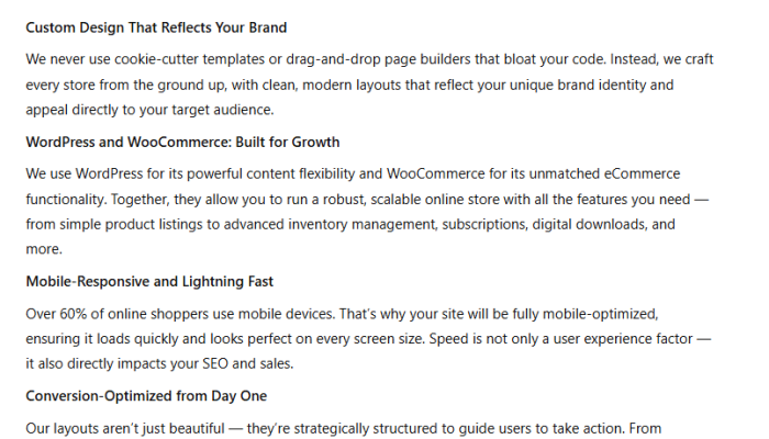 AI Content Writing Service
